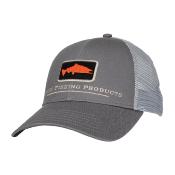 Salmon Icon Trucker Slate