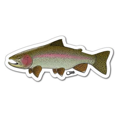 Cling Redband Rainbow Trout Sticker