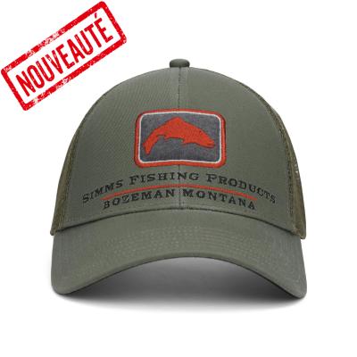 Trout Icon Trucker Smokey Olive