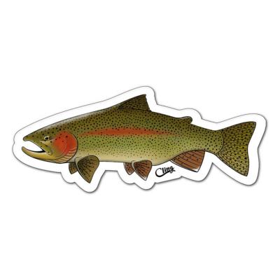Cling Redband Rainbow Trout Sticker