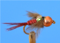 Red Pheasant Tail Tungsten